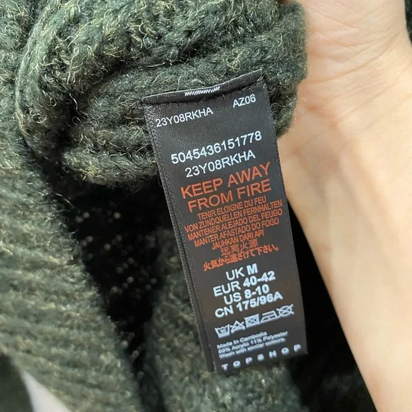 TOPSHOP chunky knit crew neck sweater - Picture 4 of 4